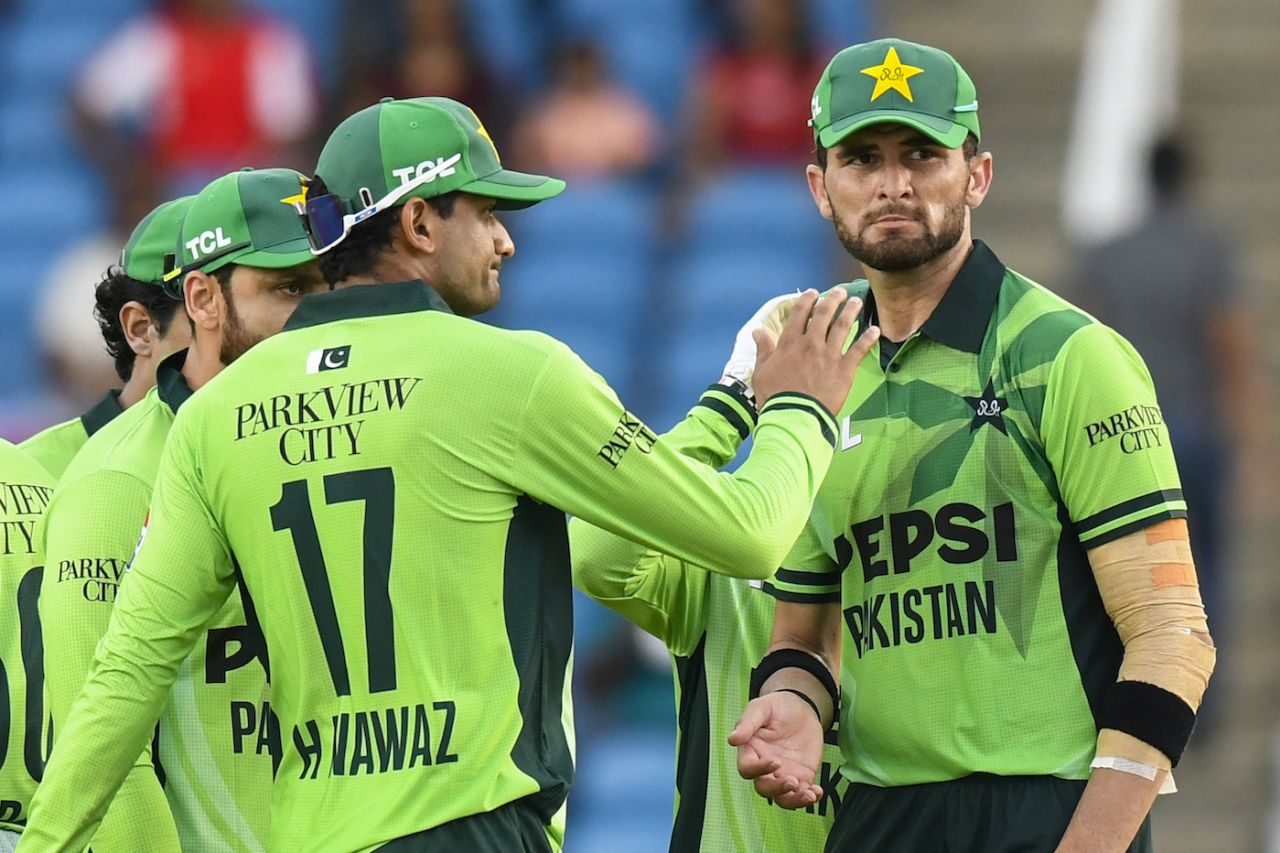 Shaheen Afridi took a high catch to dismiss Evin Lewis, West Indies vs Pakistan, 1st ODI, Tarouba, August 9, 2025