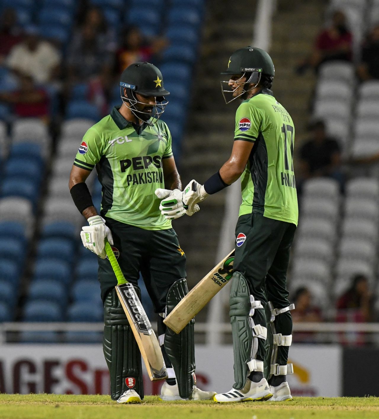 Hasan Nawaz and Hussain Talat put up an unbroken century stand, West Indies vs Pakistan, 1st ODI, Tarouba, August 8, 2025