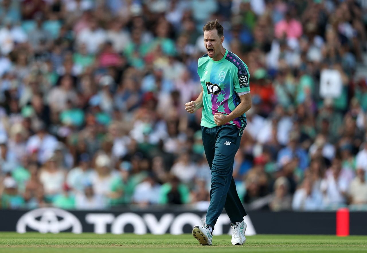 Jason Behrendorff struck twice in a set, Oval Invincibles vs Manchester Originals, Men's Hundred, The Oval, August 9, 2025