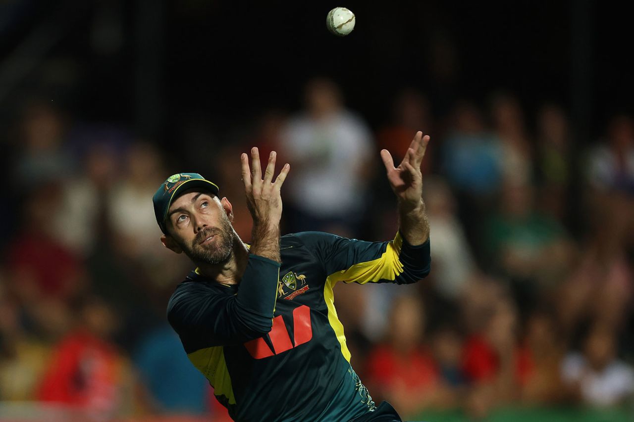 Glenn Maxwell produced a brilliant piece of work to on the rope to remove Ryan Rickelton, Australia vs South Africa, 1st T20I, Marrara Oval, Darwin, August 10, 2025