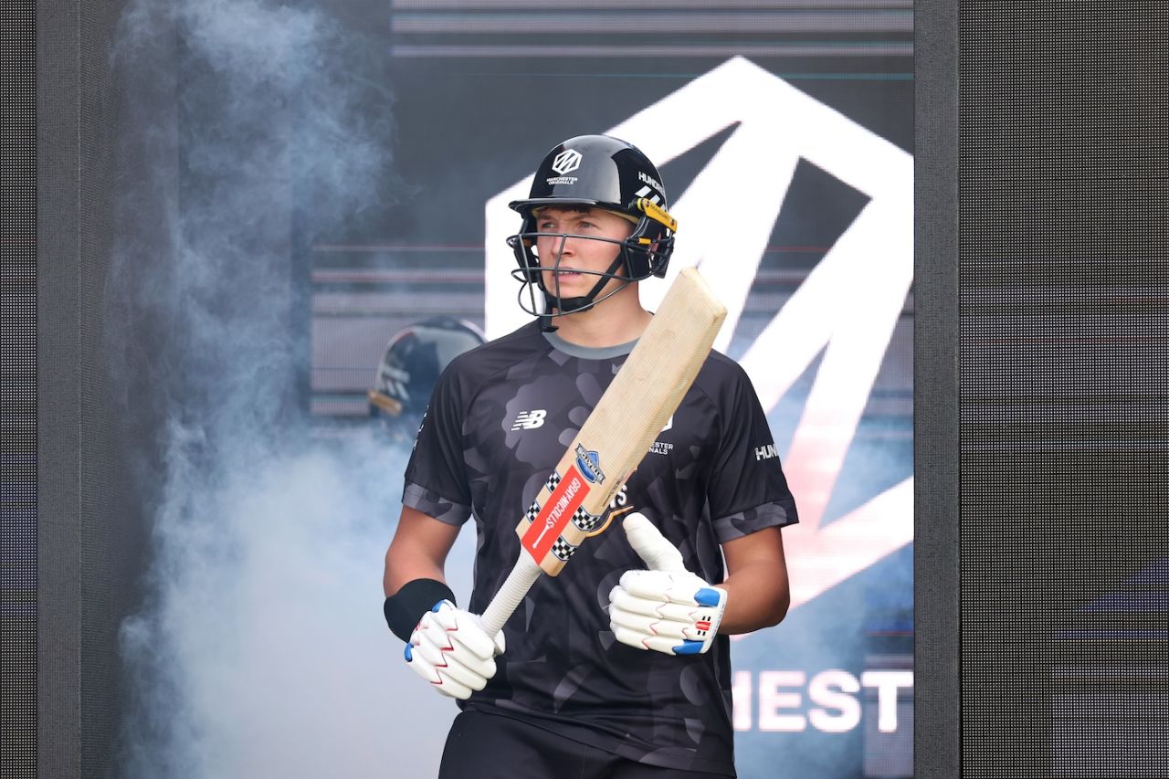 Ben McKinney makes his Hundred debut, Manchester Originals vs London Spirit, Emirates Old Trafford, men's Hundred, August 11, 2025