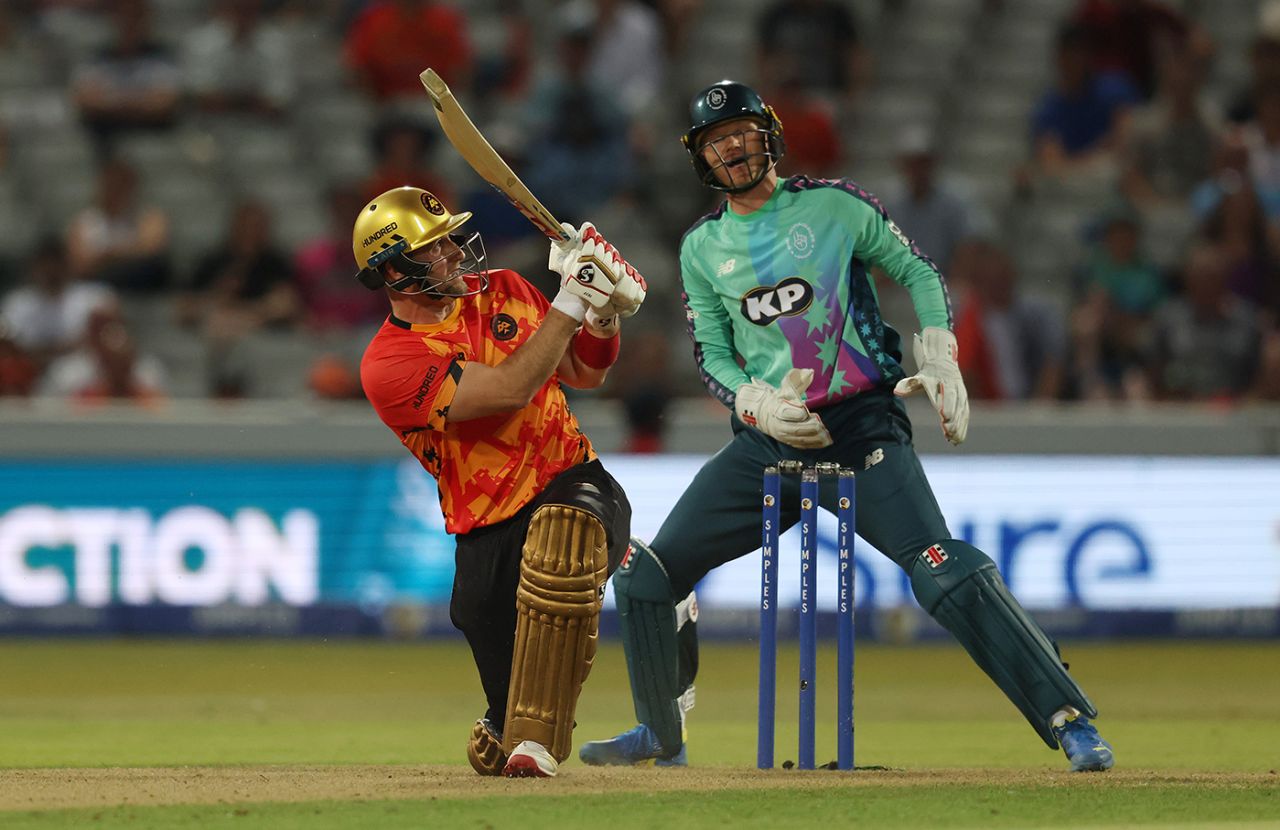 Liam Livingstone took Rashid Khan down, Birmingham Phoenix vs Oval Invincibles, Men's Hundred, Edgbaston, August 12, 2025