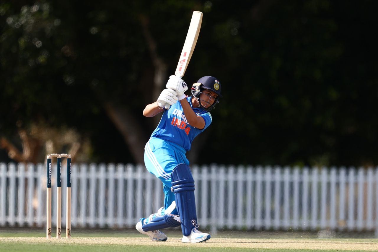 Yastika Bhatia hit back-to-back fifties, Australia A vs India A, 2nd women's one-dayer, Brisbane, August 15, 2025