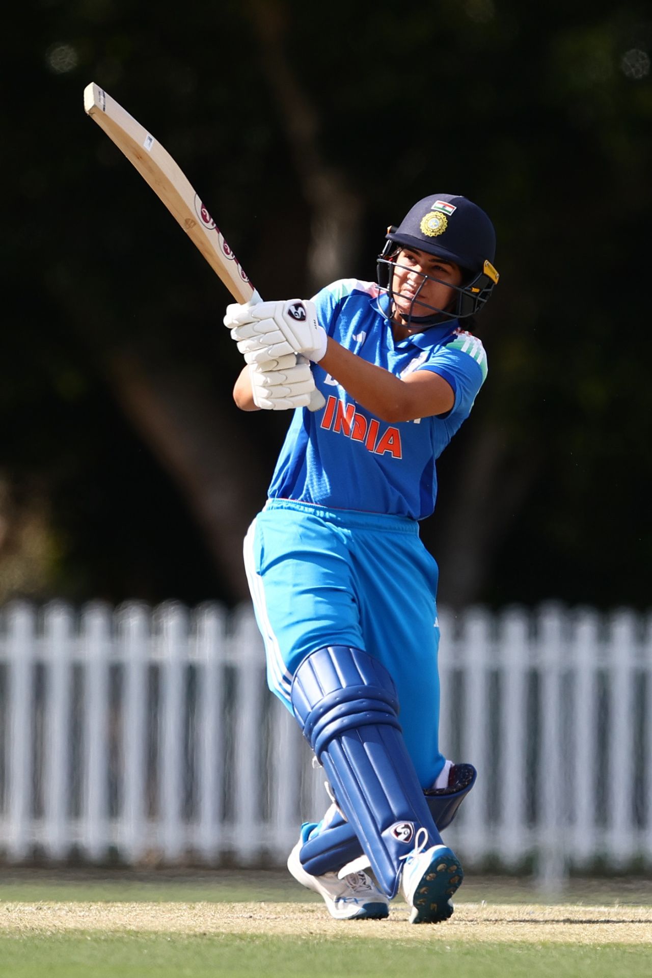 Yastika Bhatia heaves one over the on side, Australia A vs India A, 2nd women's one-dayer, Brisbane, August 15, 2025