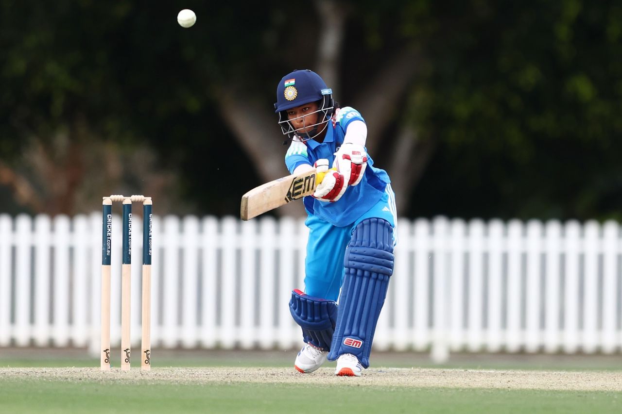 Prema Rawat played a crucial hand in the chase, Australia A vs India A, 2nd women's one-dayer, Brisbane, August 15, 2025