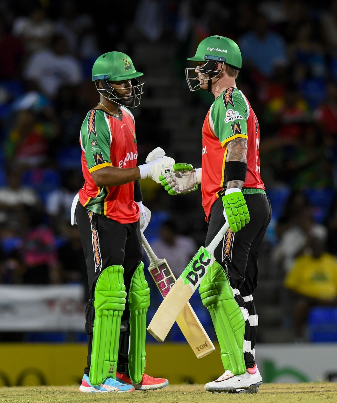 Shai Hope and Ben McDermott put up a century stand, St Kitts and Nevis Patriots vs Guyana Amazon Warriors, CPL 2025, Basseterre, August 15, 2025