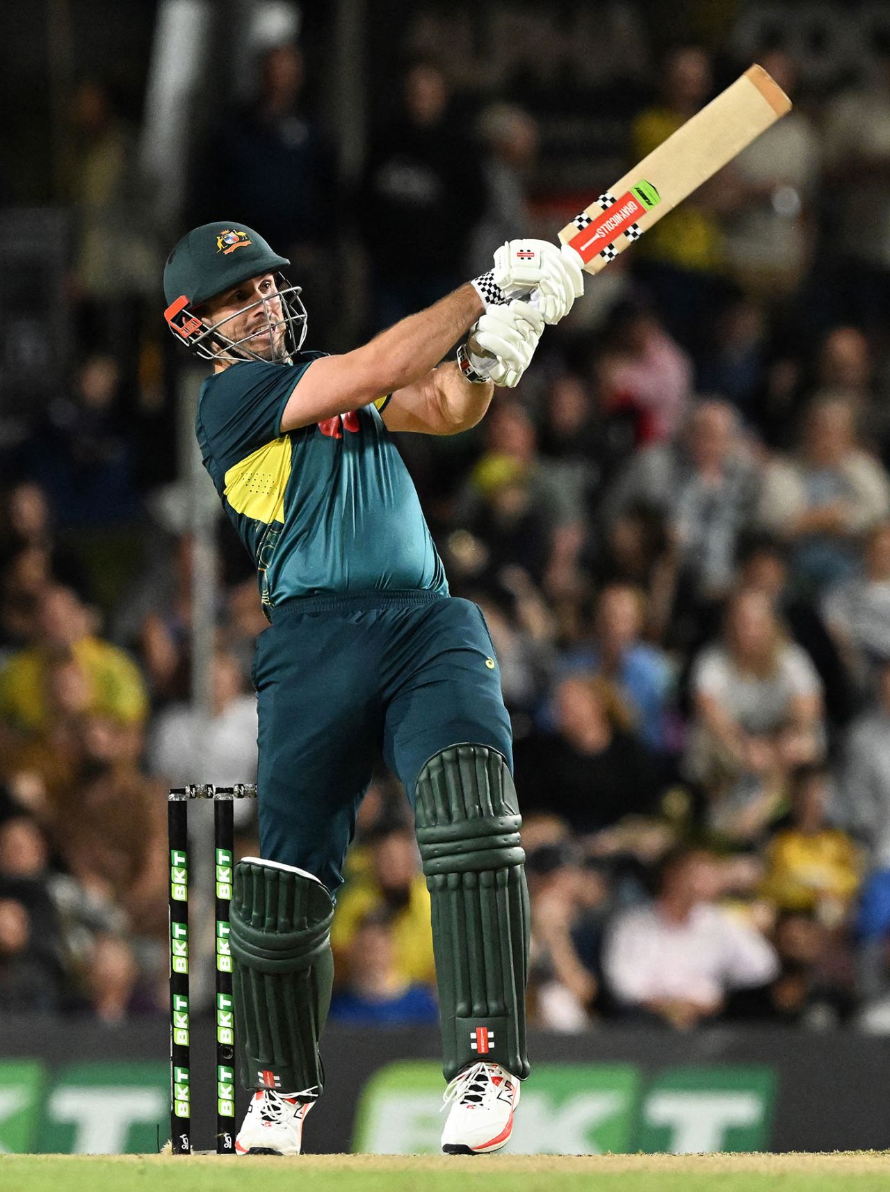 Mitchell Marsh peppered the leg side, Australia vs South Africa, 3rd T20I, Cairns, August 16, 2025
