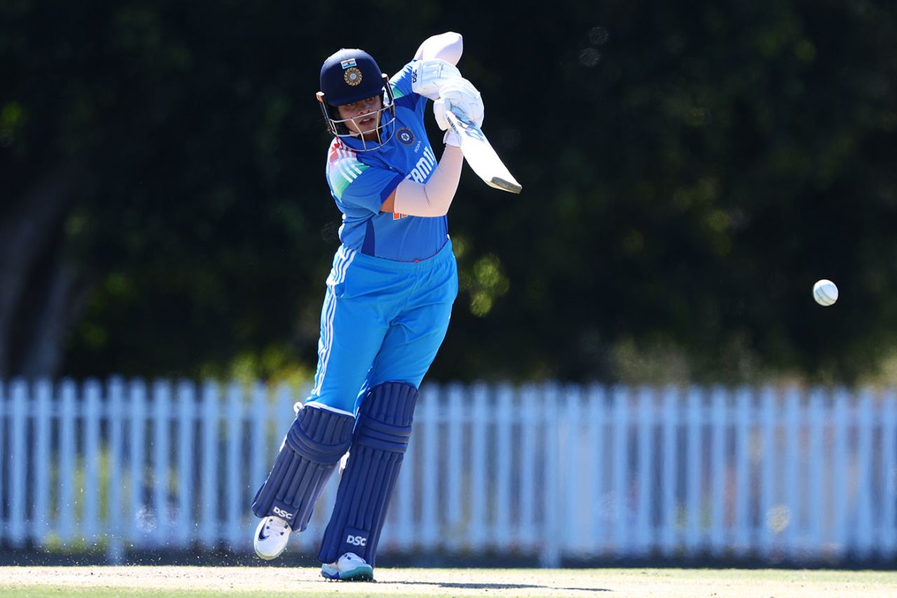 Shafali Verma struck a brisk half-century, Australia A vs India A, 3rd one-day game, Ian Healy Oval, August 17, 2025