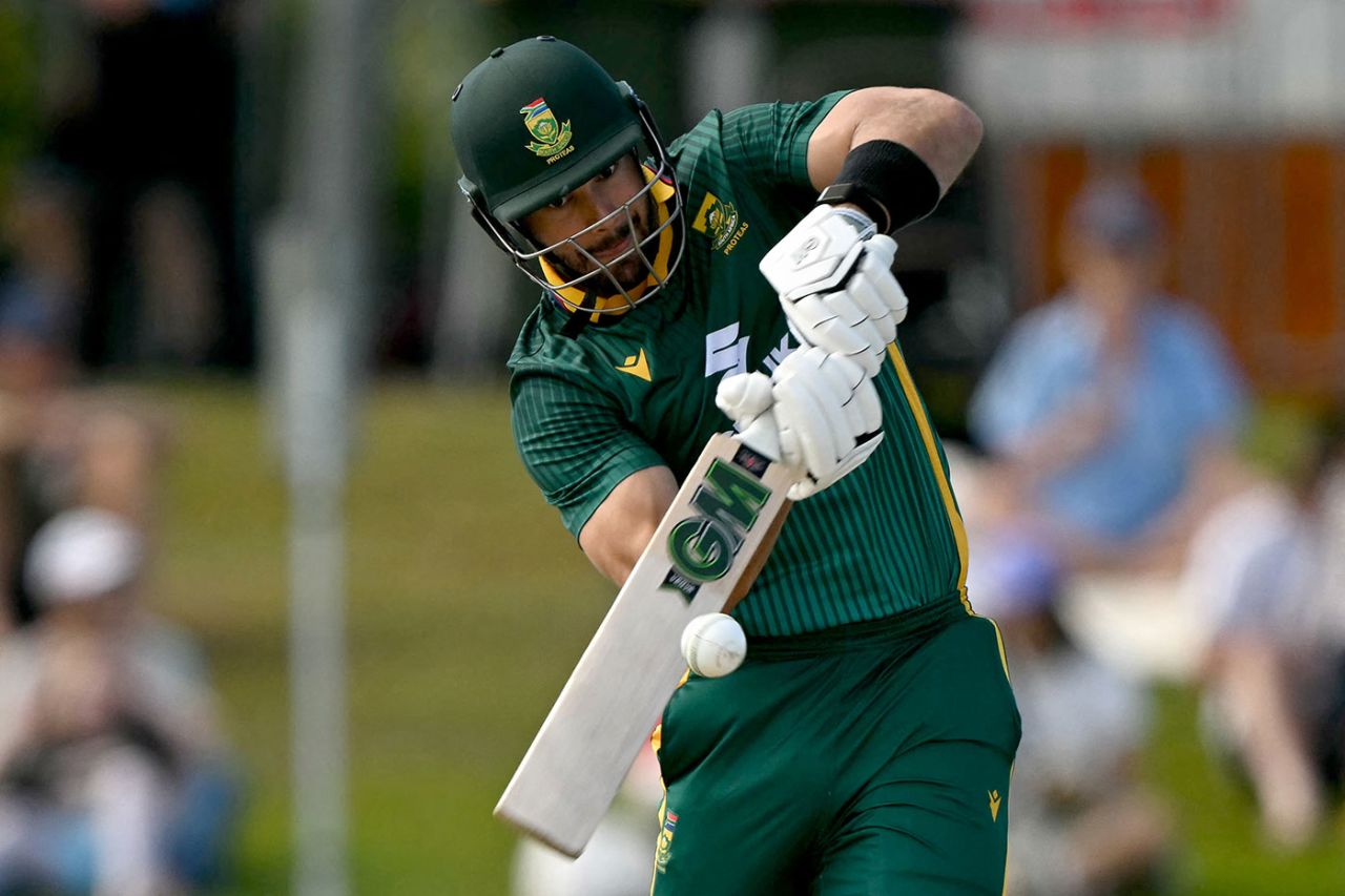 Aiden Markram helped South Africa to a solid start, Australia vs South Africa, 1st ODI, Cairns, August 19, 2025