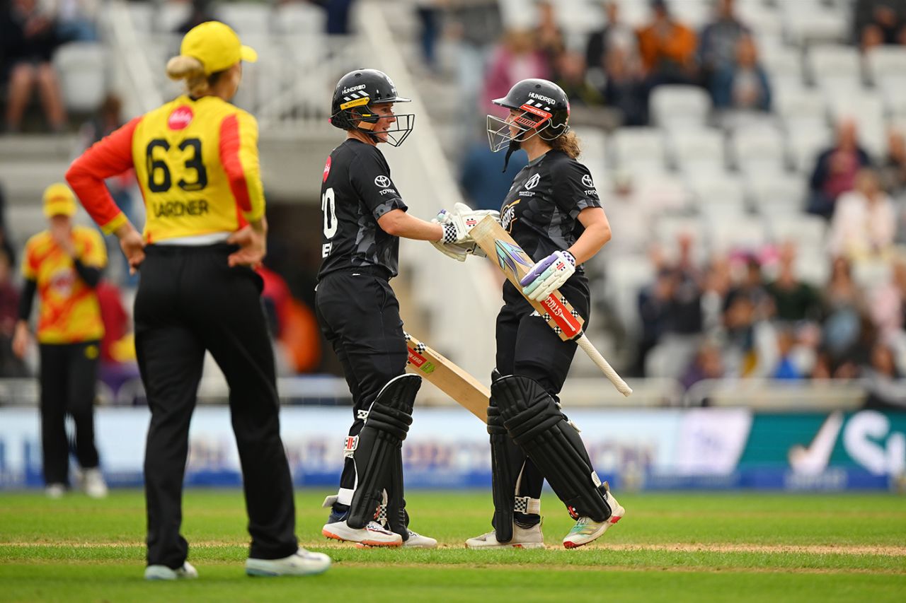 Beth Mooney and Kathryn Bryce completed a 10-wicket win, Trent Rockets vs Manchester Originals, Women's Hundred, Trent Bridge, August 19, 2025