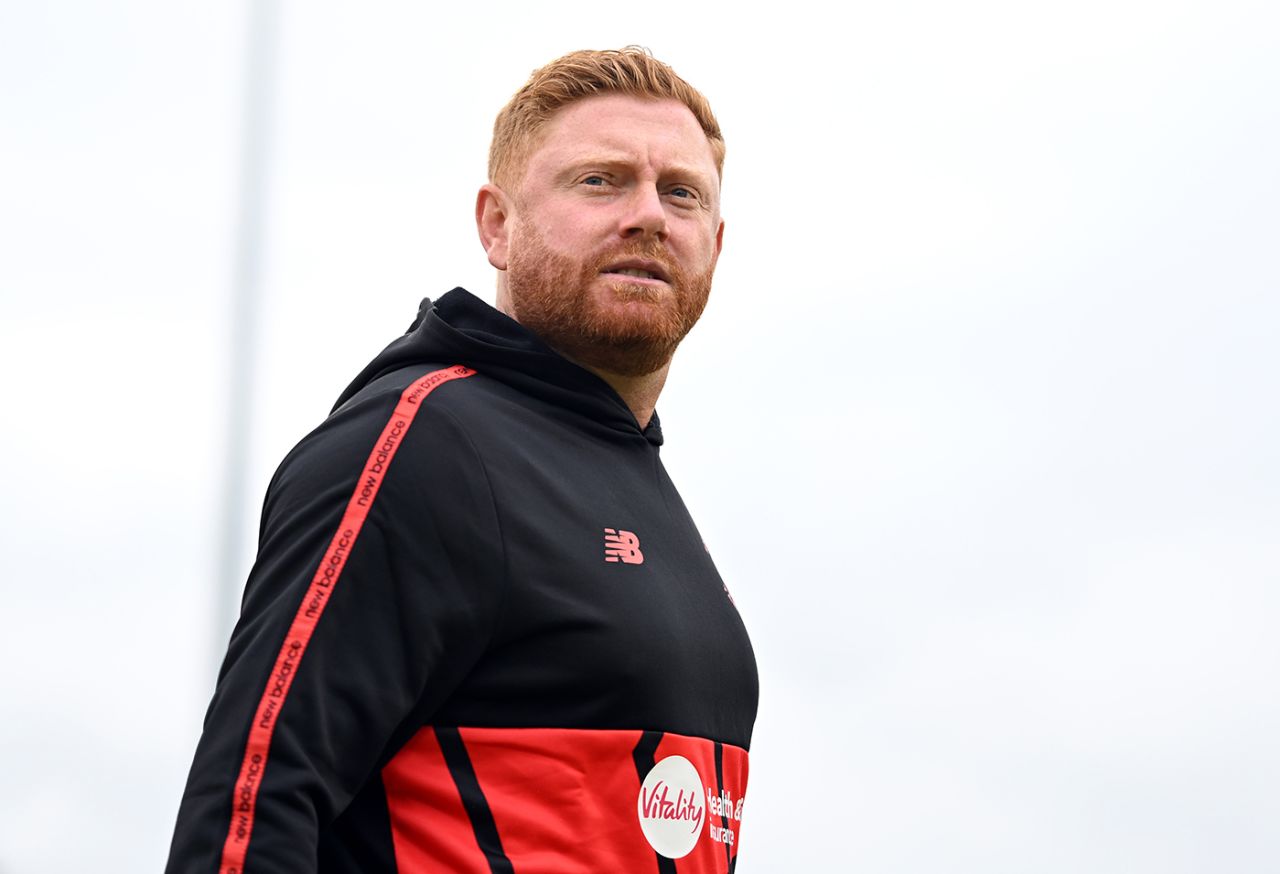 Jonny Bairstow during the warm-ups, Welsh Fire vs Southern Brave, Cardiff, The Hundred Men's Competition, August 20, 2025