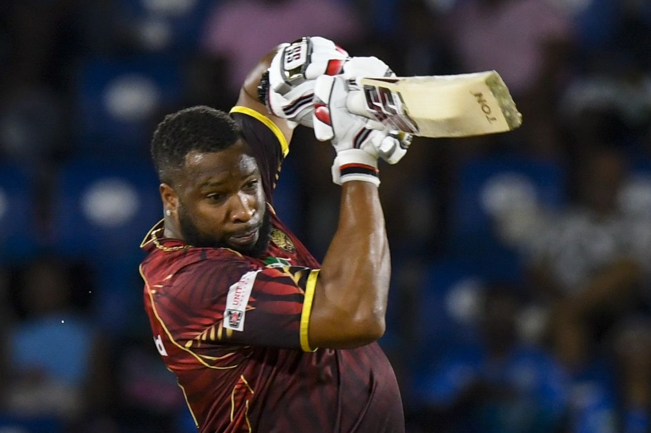 Kieron Pollard smashed 65 off just 29 balls, St Lucia Kings vs Trinbago Knight Riders, CPL, Gros Islet, August 23, 2025
