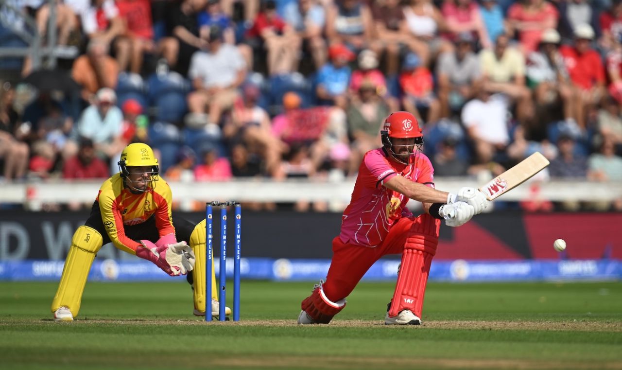 Stevie Eskinazi opened and struck 53, Welsh Fire vs Trent Rockets, Sophia Gardens, The Hundred men's competition, August 24, 2025