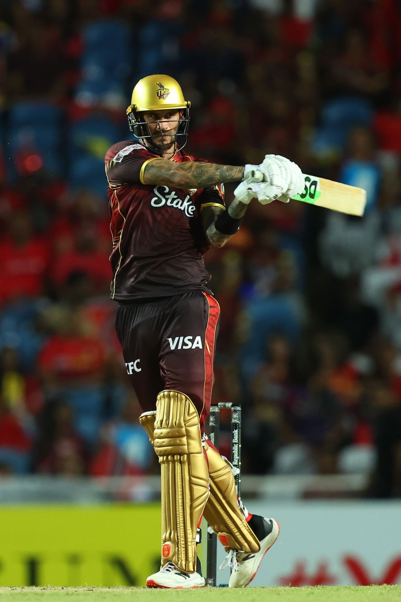 Alex Hales scored a steady half-century, Trinbago Knight Riders vs Antigua and Barbuda Falcons, CPL, Tarouba, August 27, 2025