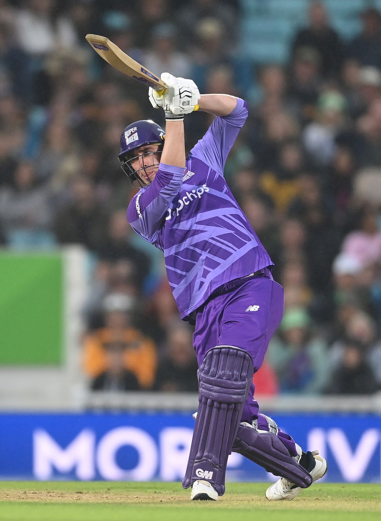 Dan Lawrence launches inside-out over extra cover, Northern Superchargers vs Trent Rockets, The Kia Oval, The Hundred Men's Competition, August 30, 2025