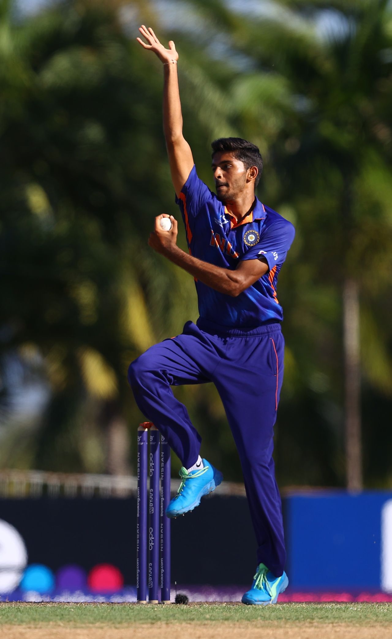 Vicky Ostwal picked up three wickets against Australia Under-19s, India vs Australia, Under-19 World Cup semi-finals, Coolidge, February 2, 2022