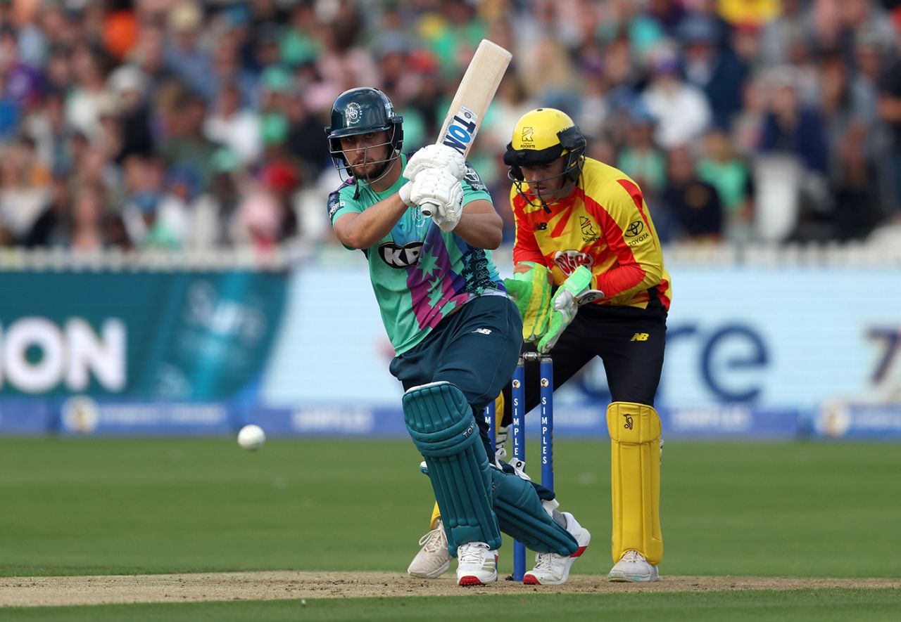 Will Jacks flicks into the leg side, Oval Invincibles vs Trent Rockets, The Hundred Men's Competition, Final, Lord's, Augsut 31, 2025