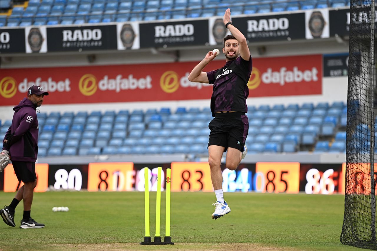 Mark Wood continued his rehab with the one-day squad, Headingley, September 1, 2025