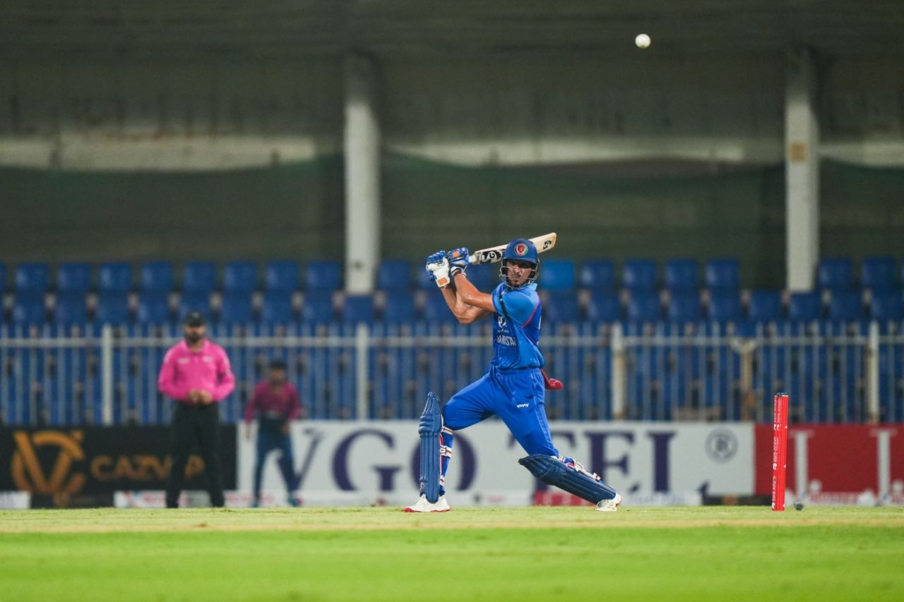Sediqullah Atal earned his maiden fifty-plus score, UAE vs Afghanistan, UAE tri-series, Sharjah, September 1, 2025