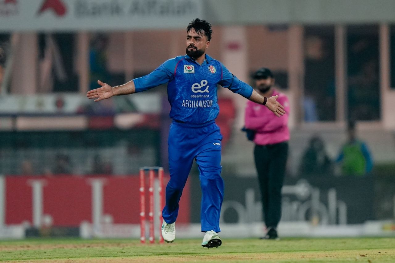 Rashid Khan became the highest T20I wicket-taker, UAE vs Afghanistan, UAE tri-series, Sharjah, September 1, 2025