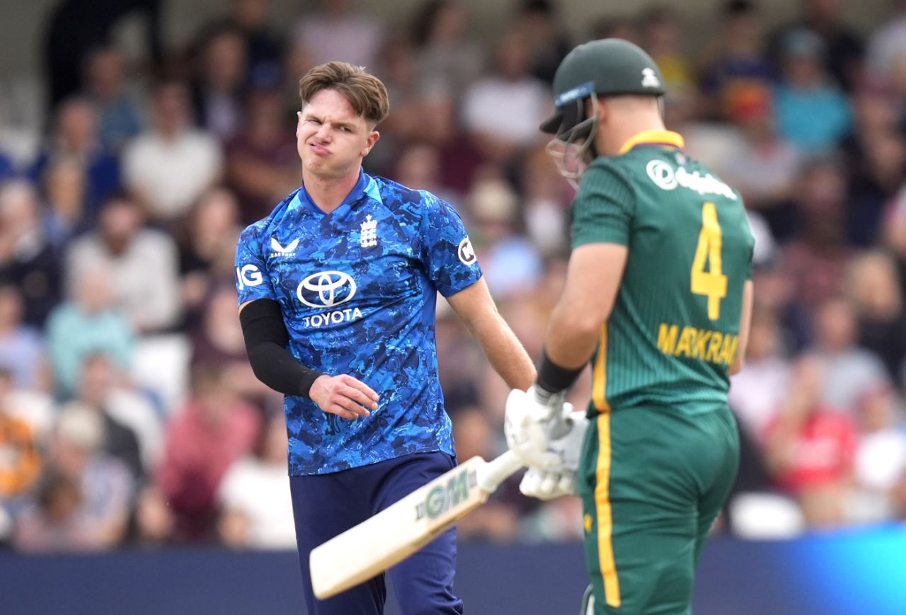 Aiden Markram took full toll of Sonny Baker on his debut, England vs South Africa, 1st ODI, Headingley, September 2, 2025