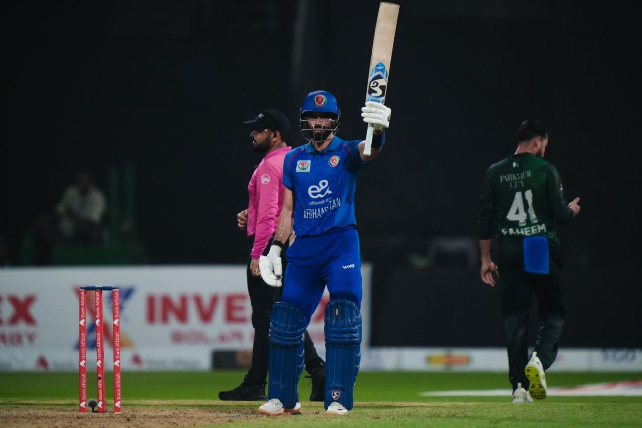 Ibrahim Zadran scored a second fifty in two games, Afghanistan vs Pakistan, UAE T20I tri-series, Sharjah, September 2, 2025