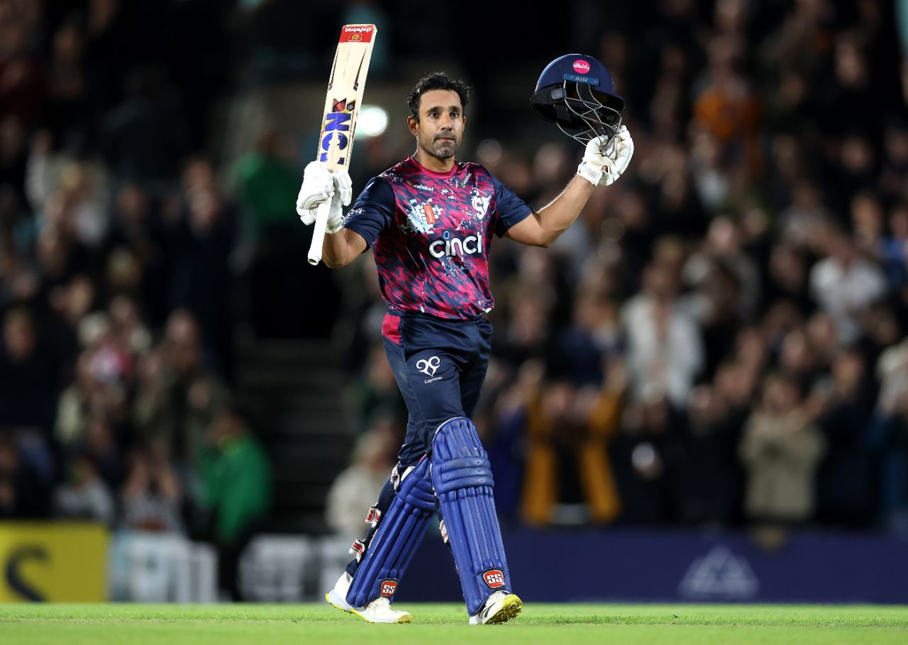 Ravi Bopara powered Northants with 105 not out from 46 balls, Surrey vs Northamptonshire, Vitality Blast, quarter-final, The Oval, September 3, 2025