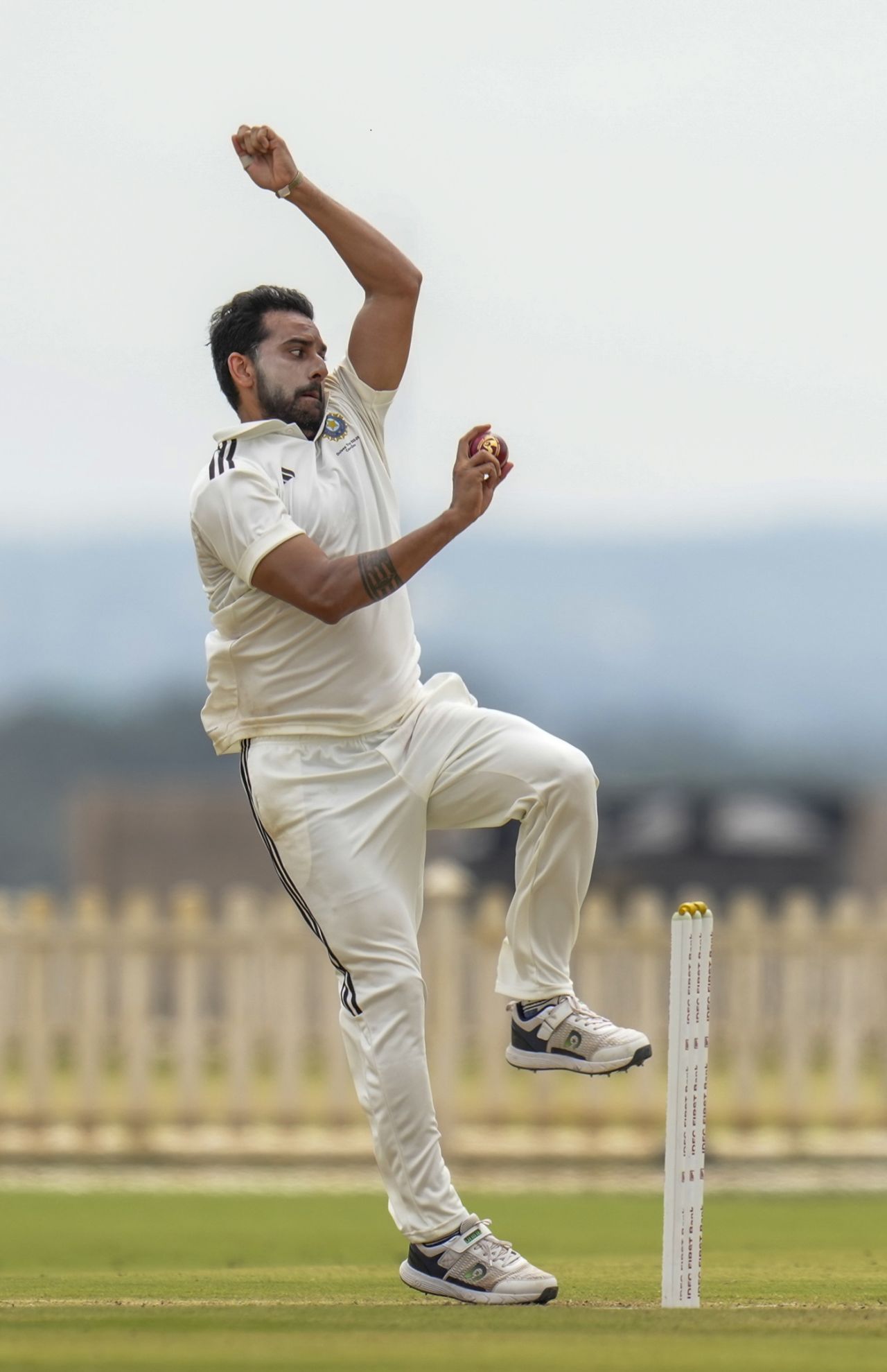 Deepak Chahar got an early wicket, Central Zone vs West Zone, Duleep Trophy semi-final, Bengaluru, September 4, 2025