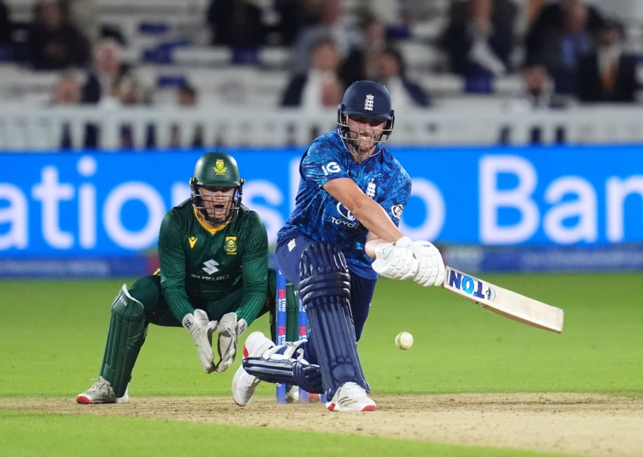 Will Jacks reverse-sweeps for six, England vs South Africa, 2nd ODI, Lord's, September 4, 2025