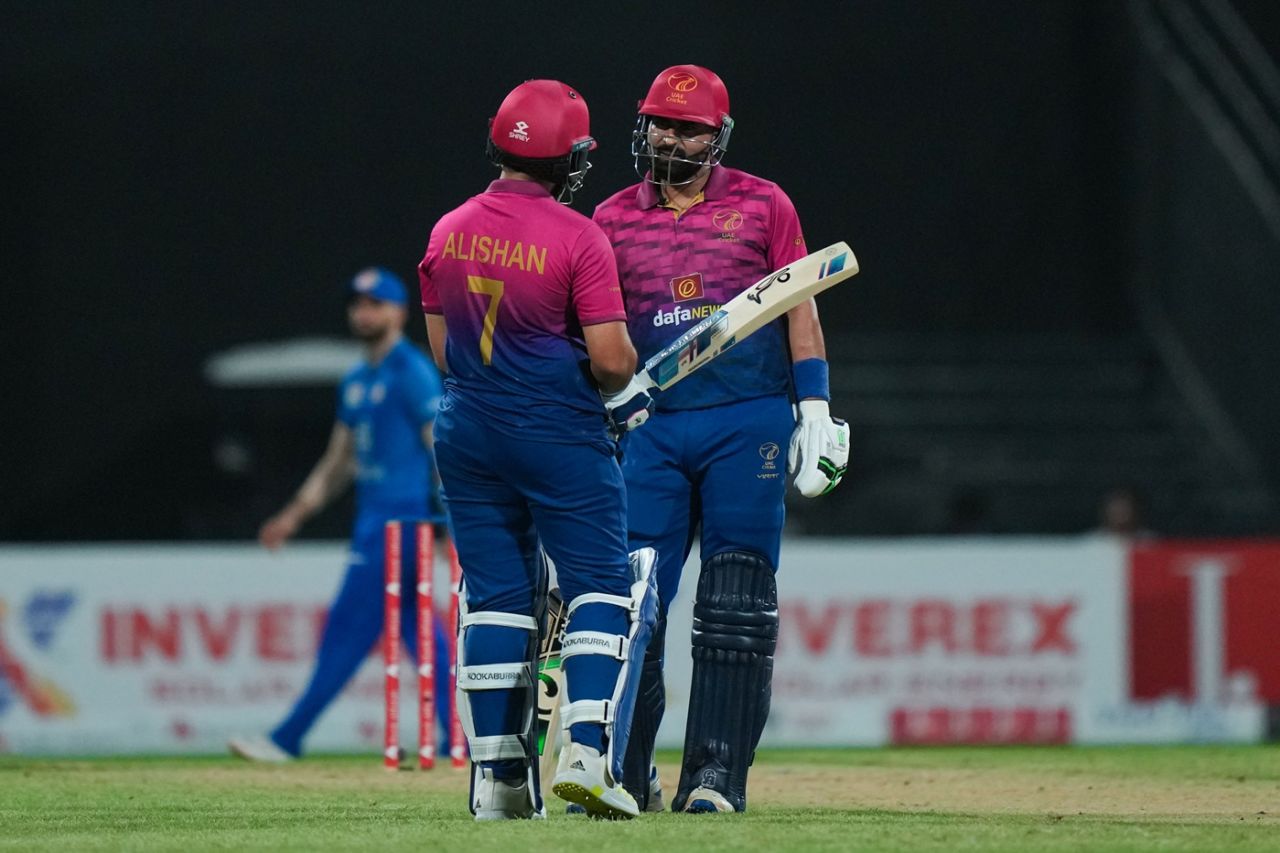 UAE made a strong start to their chase of 171, UAE vs Afghanistan, UAE tri-series, Sharjah, September 5, 2025