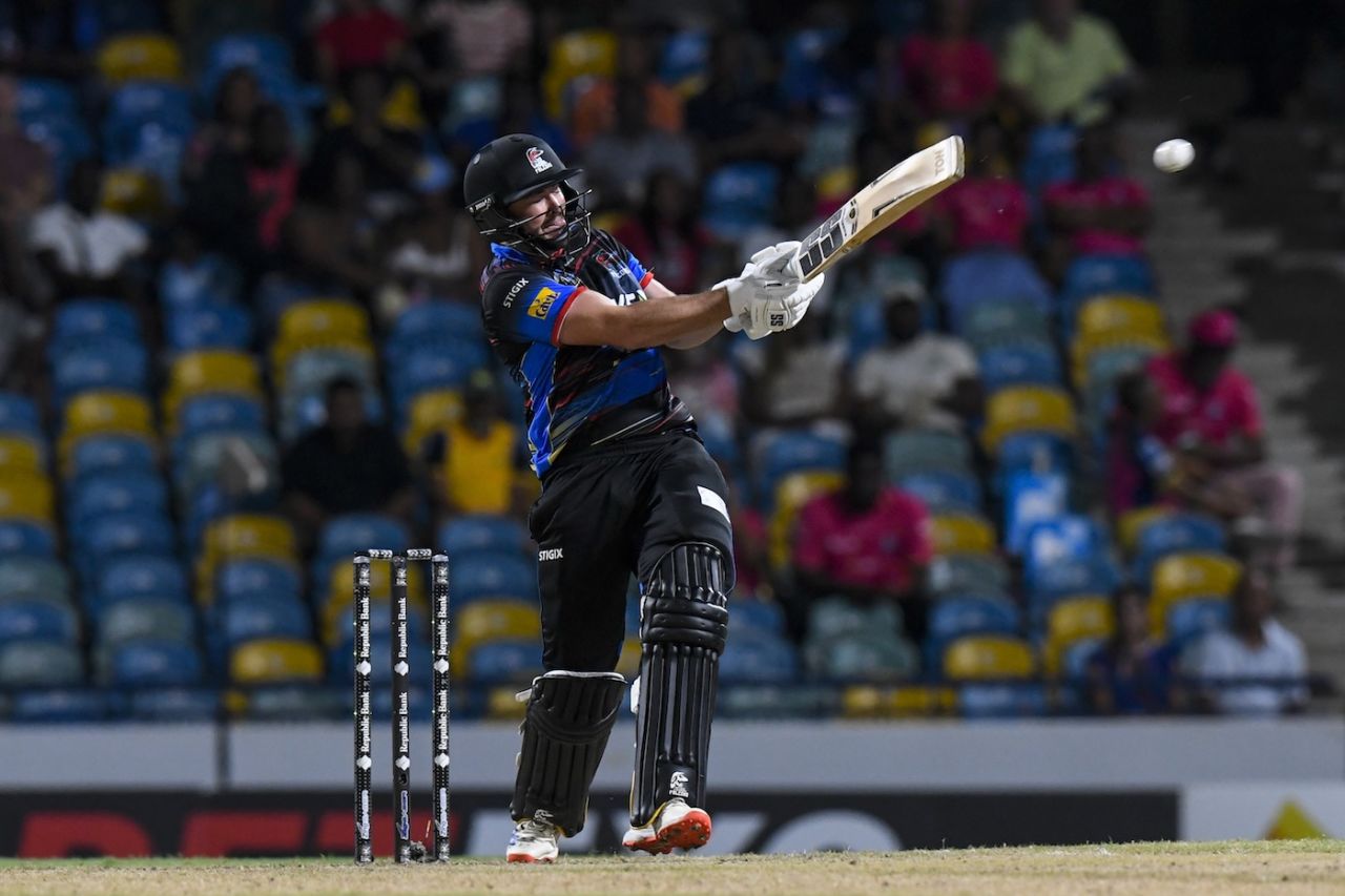 Andries Gous saw his side over the line, Barbados Royals vs Antigua and Barbuda Falcons, CPL 2025, Bridgetown, September 5, 2025