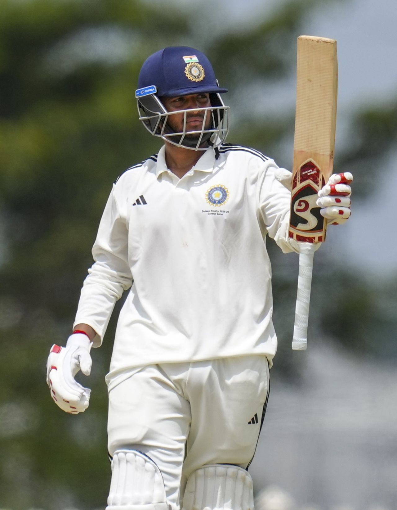 Harsh Dubey scored 75 on day three, Central Zone vs West Zone, Duleep Trophy semi-final, 3rd day, Bengaluru, September 6, 2025