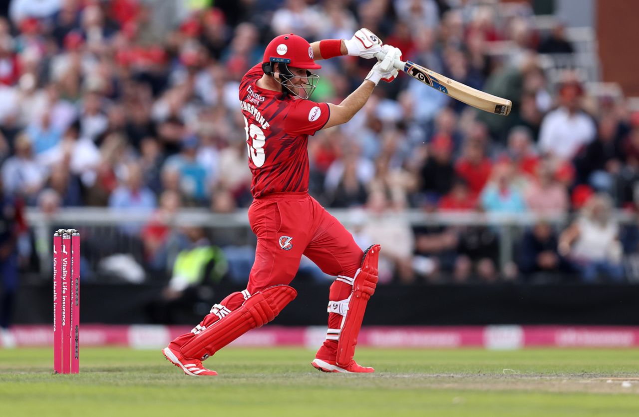 Liam Livingstone struck a 25-ball half-century, Lancashire vs Kent, Men's T20 Blast quarter-final, Old Trafford, September 6, 2025