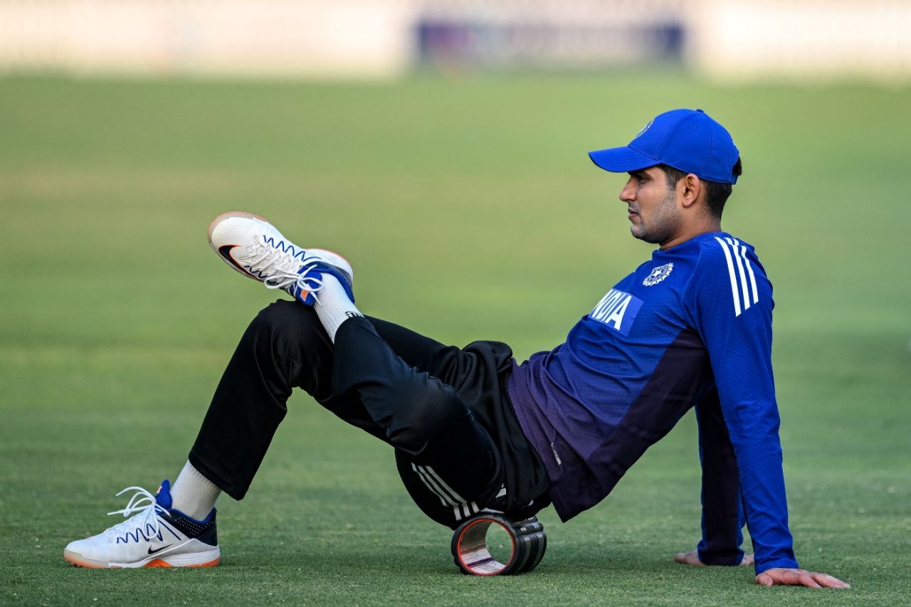 Shubman Gill trains in the lead-up to India's Asia Cup opener against UAE, Dubai, September 8, 2025