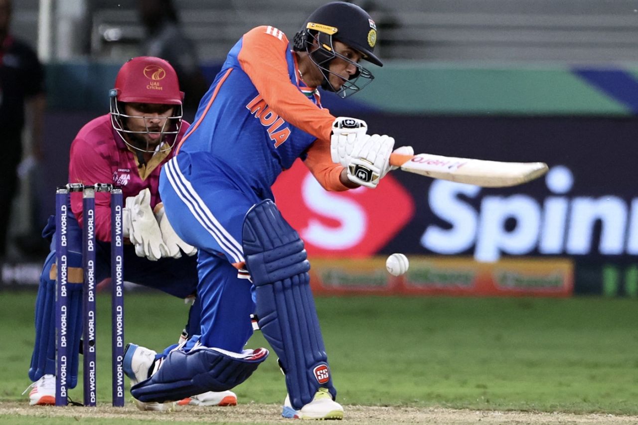 Abhishek Sharma started with a flurry of boundaries, UAE vs India, Men's T20 Asia Cup, Dubai, September 10, 2025