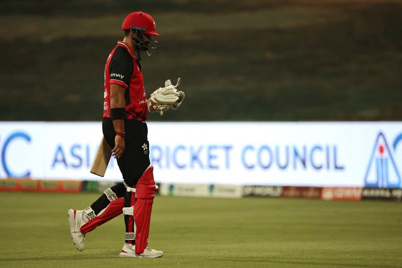 Anshuman Rath fell cheaply, Bangladesh vs Hong Hong, Men's T20 Asia Cup, Abu Dhabi, September 11, 2025