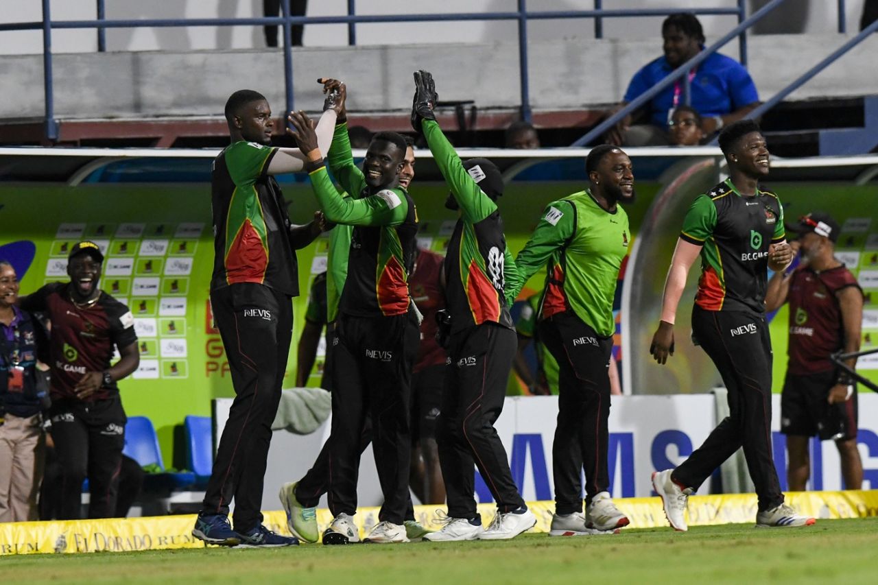 Jason Holder defended 13 off the final over, Barbados Royals vs St Kitts and Nevis Patriots, CPL, Bridgetown, September 11, 2025