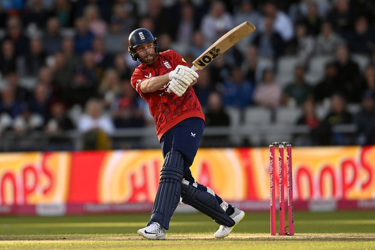 Phil Salt hauls behind square on the leg side, England vs South Africa, 2nd Men's T20I, Emirates Old Trafford, Manchester, September 12, 2025