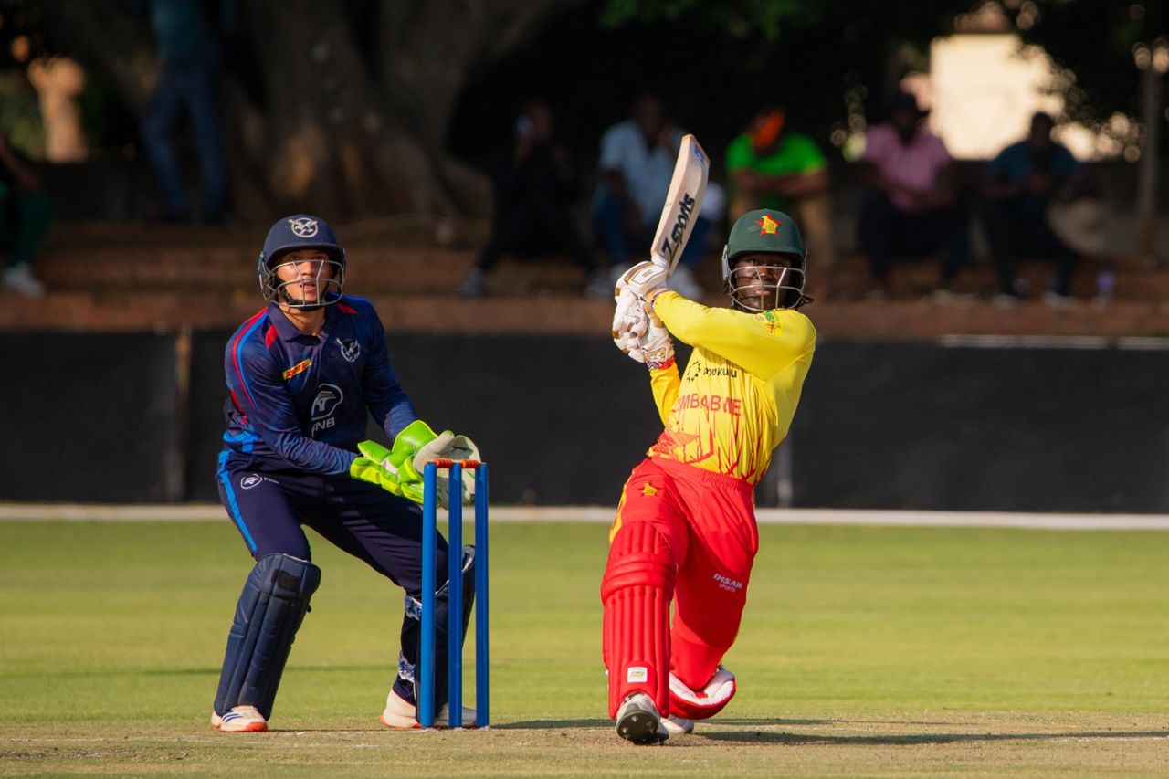 Tadiwanashe Marumani scored 50 in 36 balls, Zimbabwe vs Namibia, 2nd T20I, Bulawayo, September 16, 2025