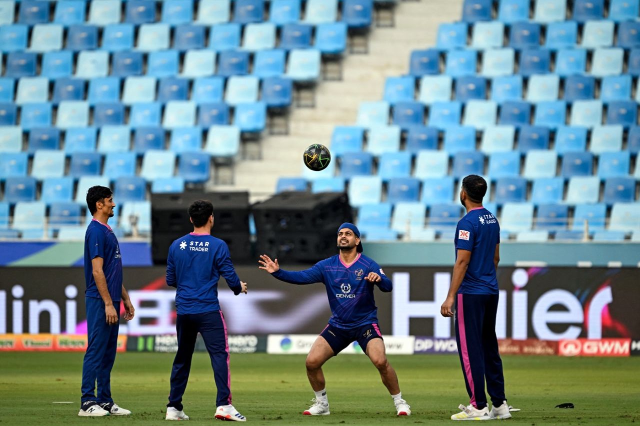 The UAE players train ahead of the match, UAE vs Pakistan, Men's T20 Asia Cup, Dubai, September 17, 2025