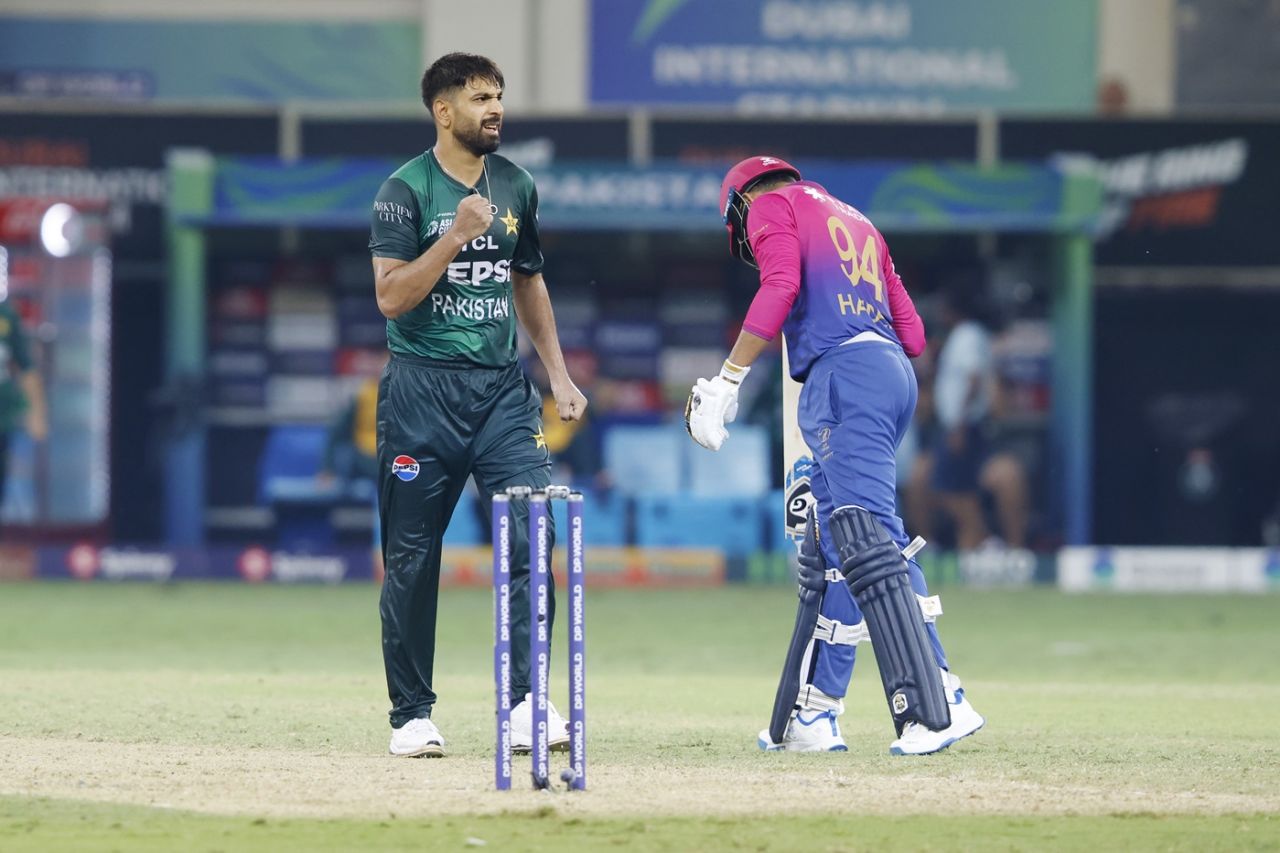 Haris Rauf got two wickets, UAE vs Pakistan, Men's T20 Asia Cup, Dubai, September 17, 2025