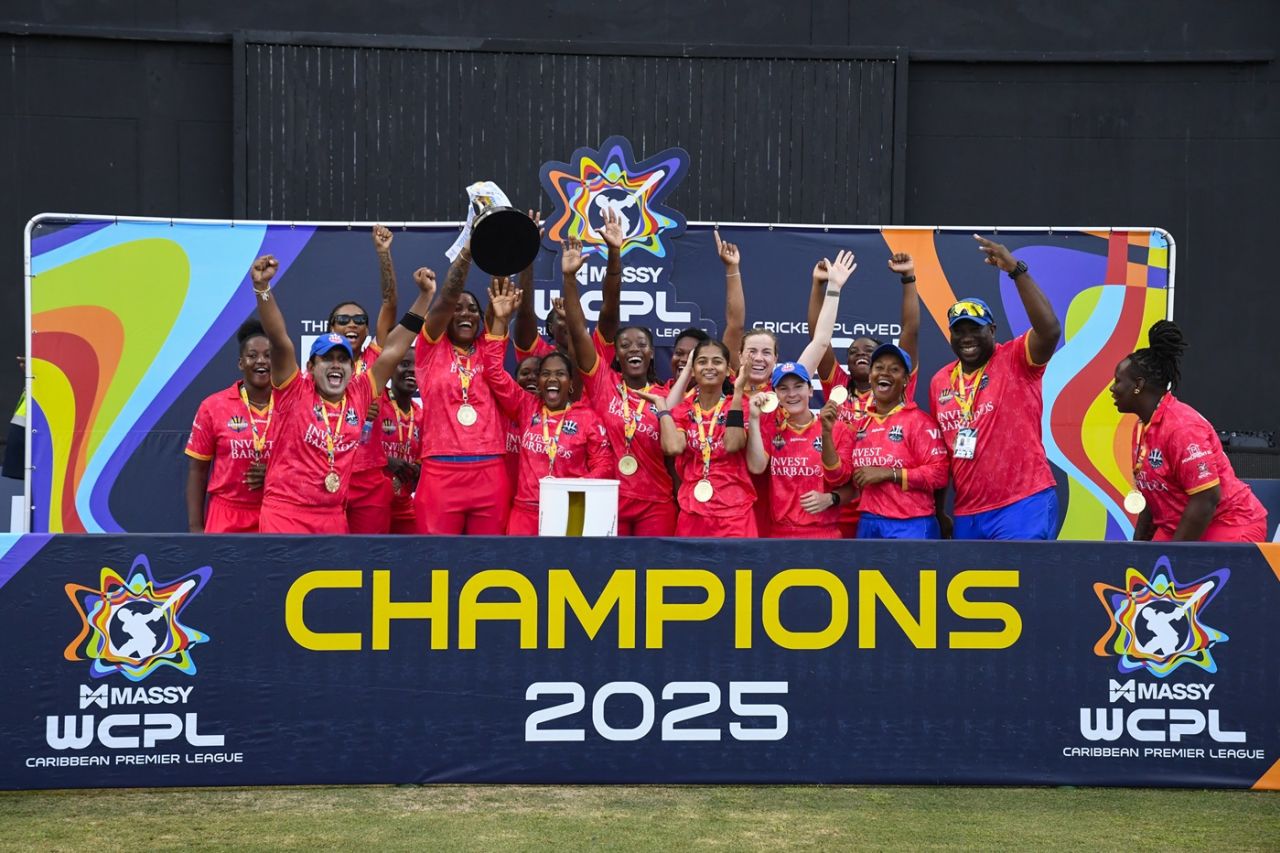 Barbados Royals completed the three-peat in the WCPL, Barbados Royals vs Guyana Amazon Warriors, WCPL, Guyana, September 17, 2025