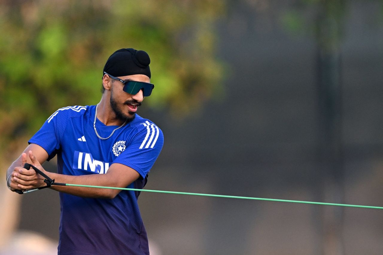 Arshdeep Singh trains, Abu Dhabi, September 18, 2025