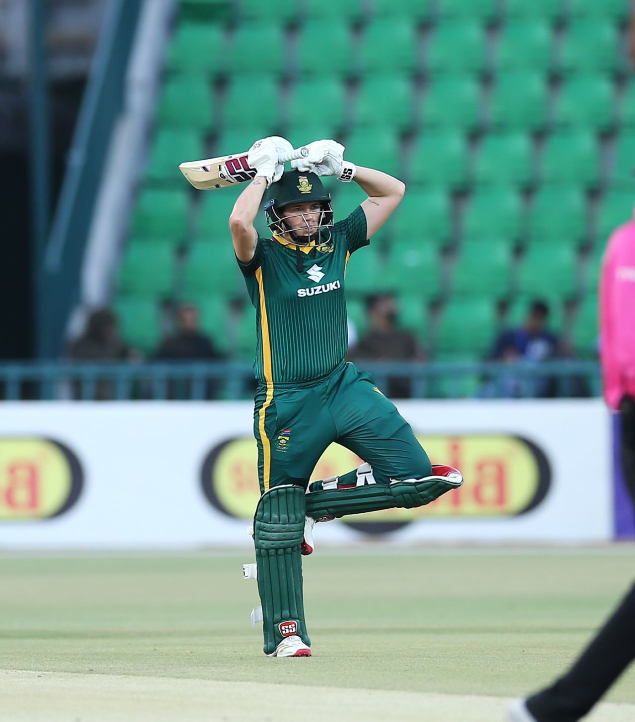 Tazmin Brits celebrates her sixth ODI hundred, Pakistan vs South Africa, 2nd ODI, Lahore, September 19, 2025