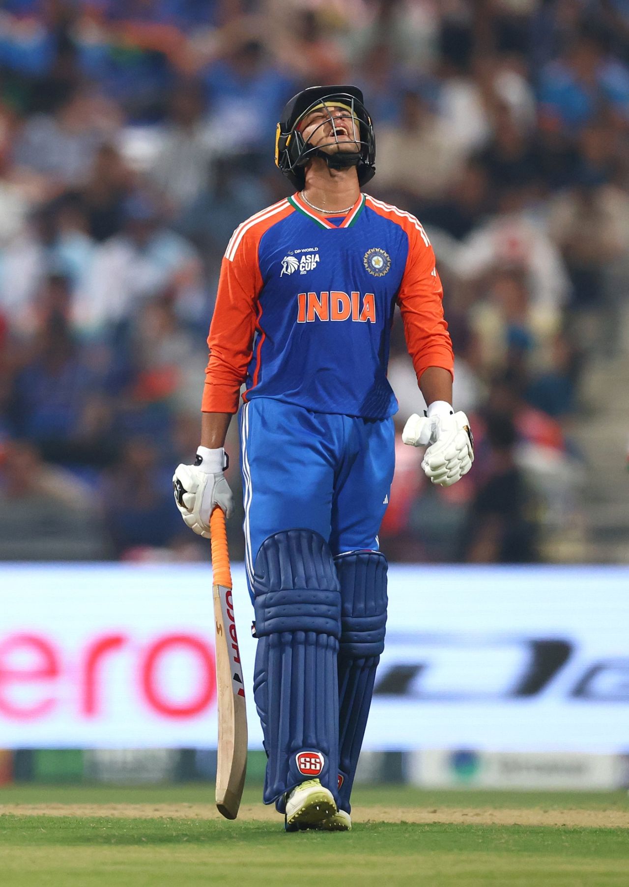 A dejected Abhishek Sharma walks back, India vs Oman, Asia Cup, Dubai, September 19, 2025