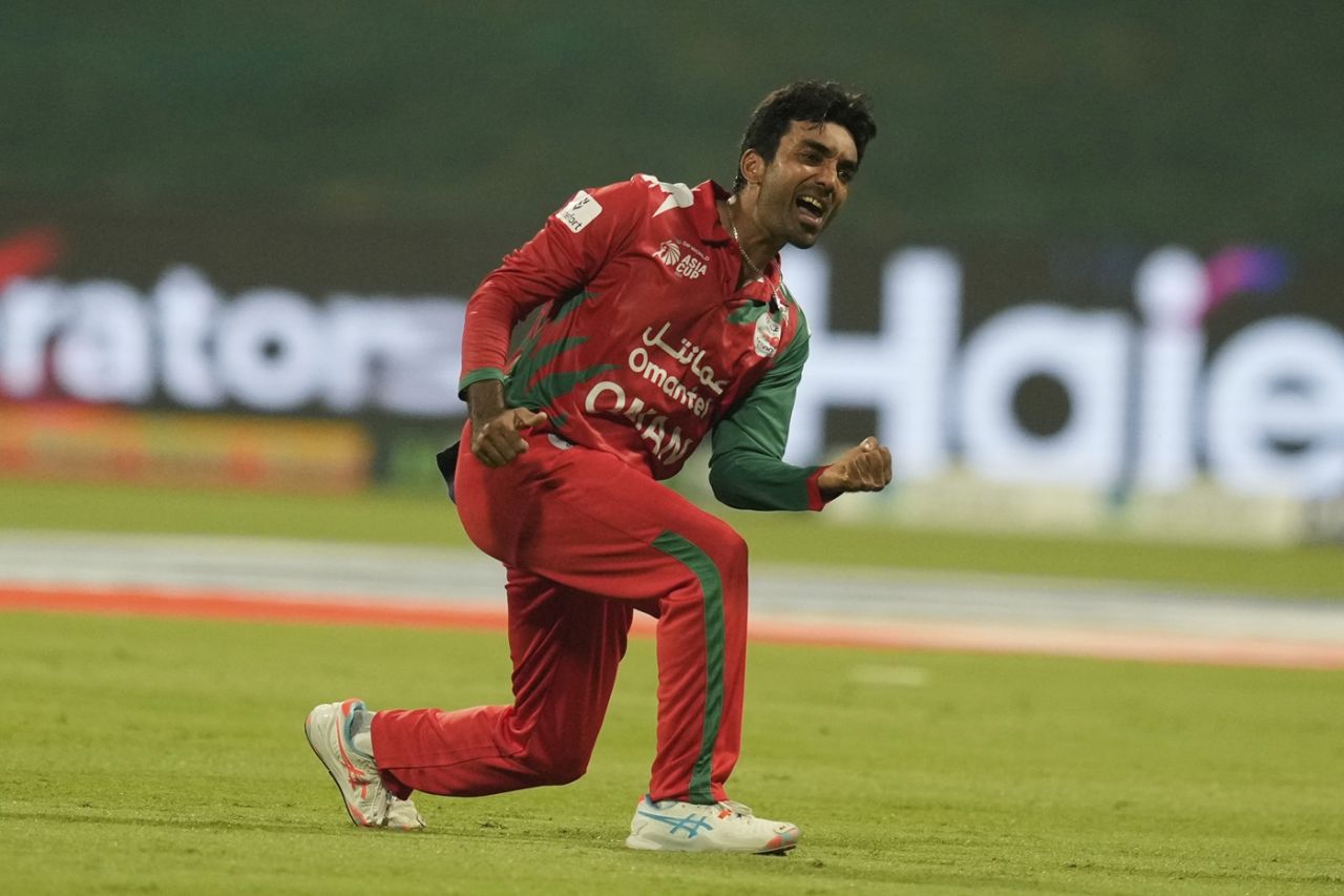 Aamir Kaleem picked two wickets, India vs Oman, Asia Cup, Dubai, September 19, 2025