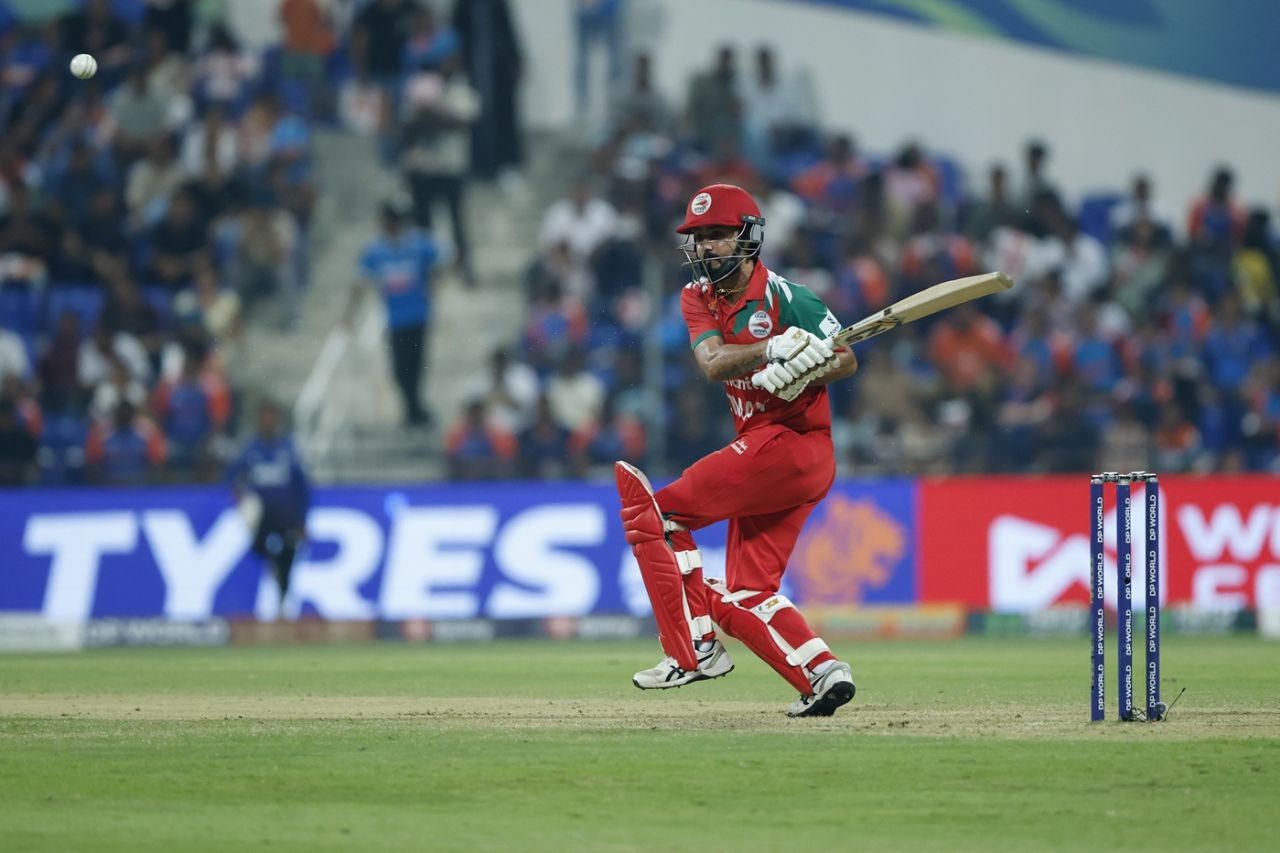 Jatinder Singh got Oman off to a steady start, India vs Oman, Asia Cup, Dubai, September 19, 2025