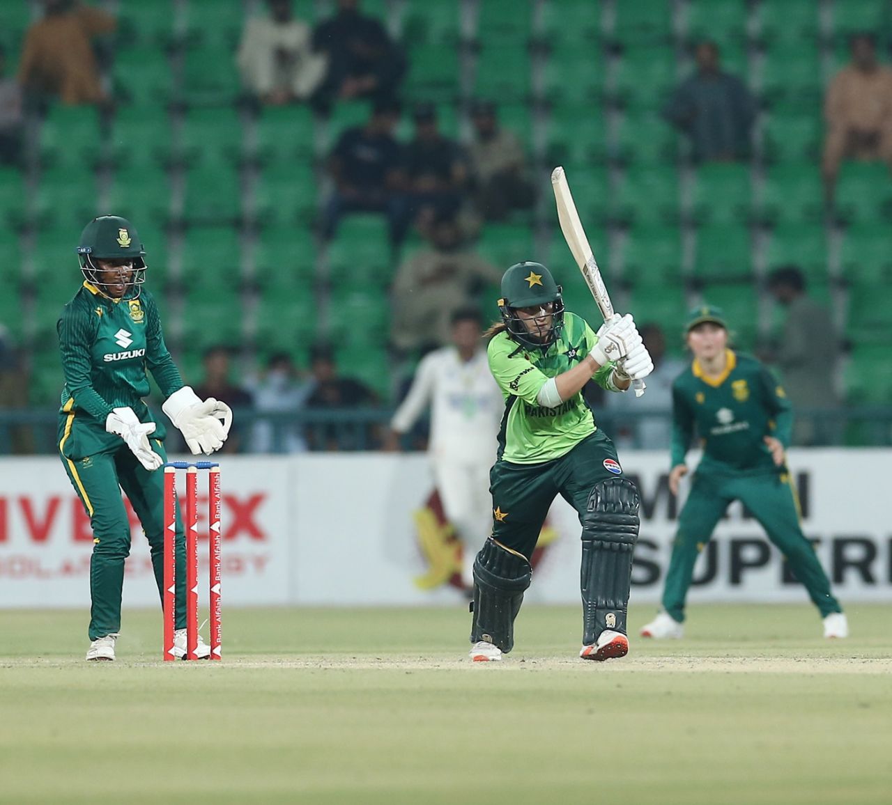 Natalia Pervaiz brought up her maiden ODI half-century, Pakistan vs South Africa, 2nd ODI, Lahore, September 19, 2025
