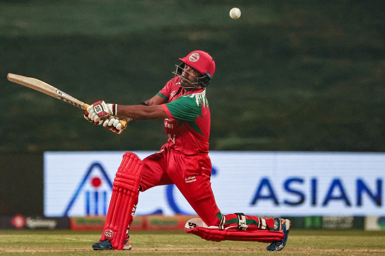 Aamir Kaleem scored a half-century, India vs Oman, Asia Cup, Dubai, September 19, 2025