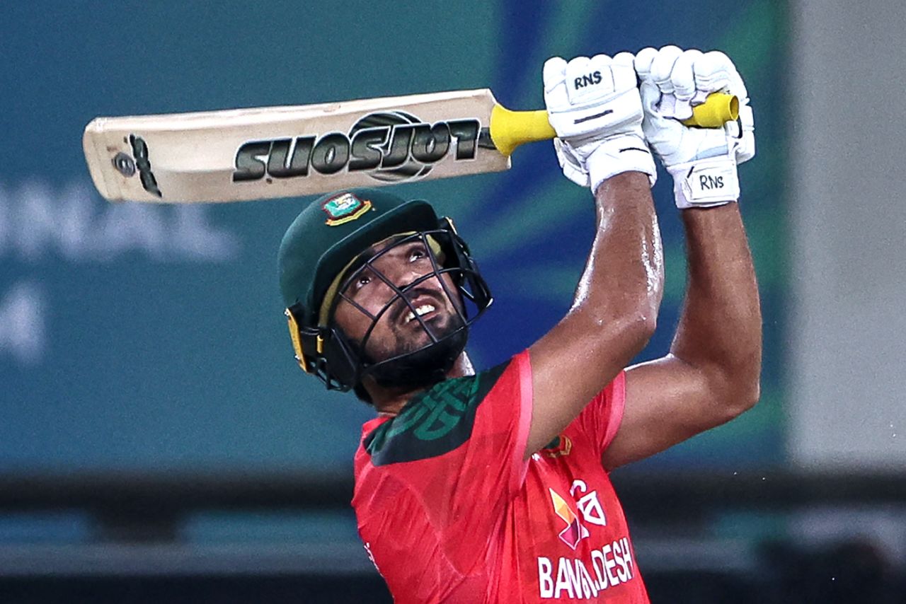 Saif Hassan set up the chase with a 45-ball 61, Bangladesh vs Sri Lanka, Super Fours, Asia Cup, Dubai, September 20, 2025
